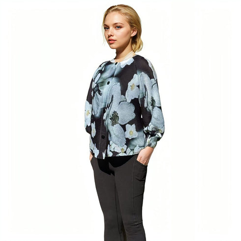 Floral Button Jacket - JK1108